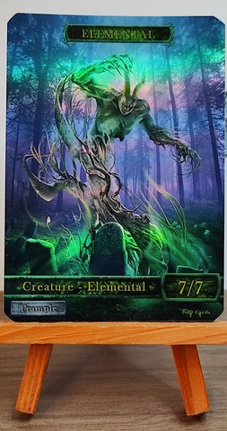 Foil Green Elemental #09